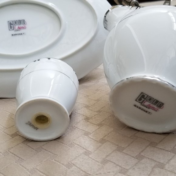 Gold China Baronet (Platinum Trim) Serveware - Picture 12 of 12